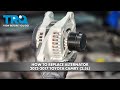 How to Replace Alternator 2012-2017 Toyota Camry 25L