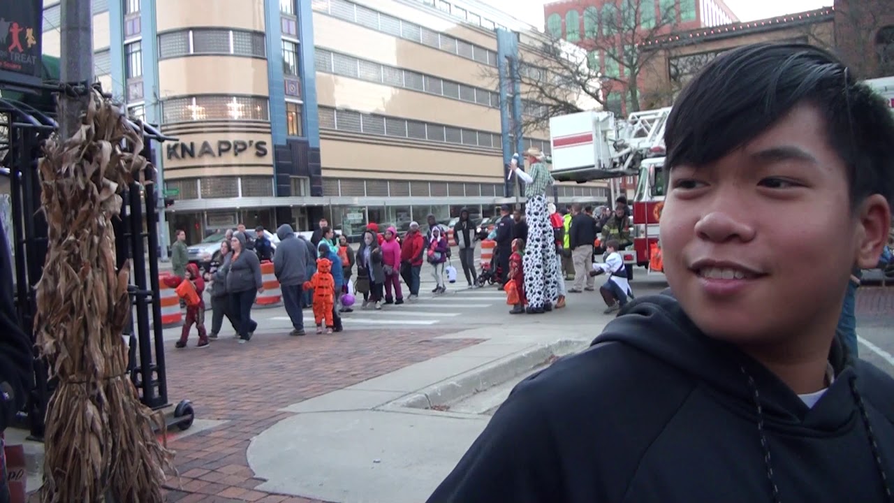 Halloween 2018 in Downtown Lansing Michigan YouTube