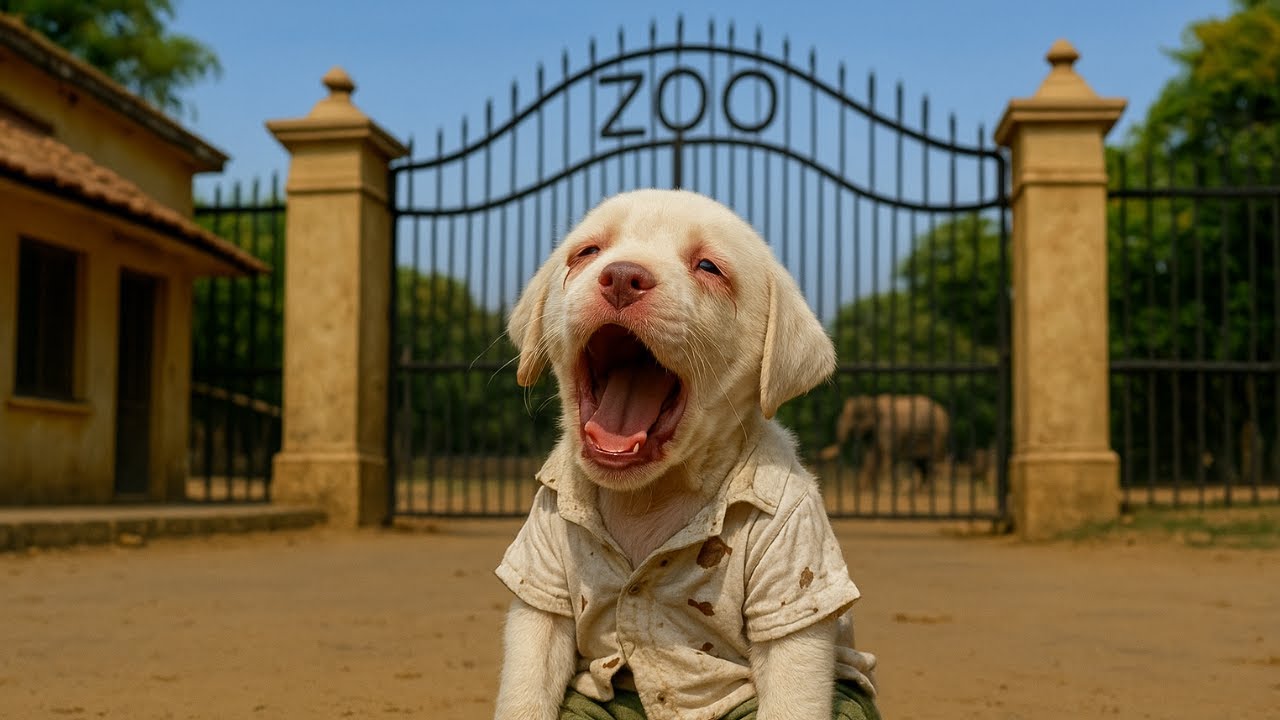 Путь бедного щенка: 6 месяцев упорной работы, чтобы попасть в зоопарк своей мечты!