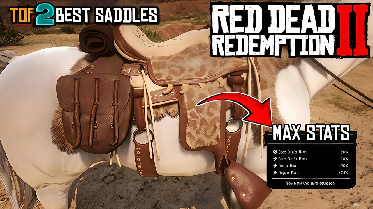 Откройте 2 ЛУЧШИХ седла в RDR2 — максимальные характеристики и как их получить!