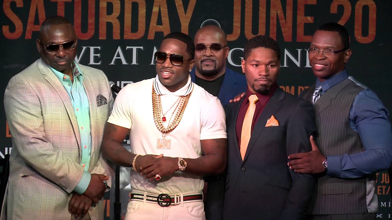 adrien broner vs shawn porter faceoff - EsNews