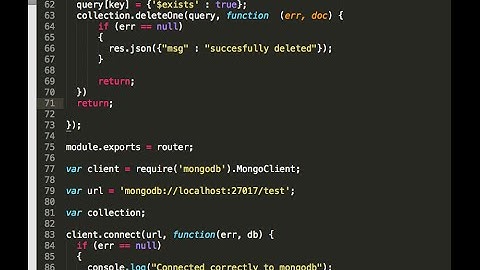 In 7 minutes, REST API with  Mongodb, Express and Node.js