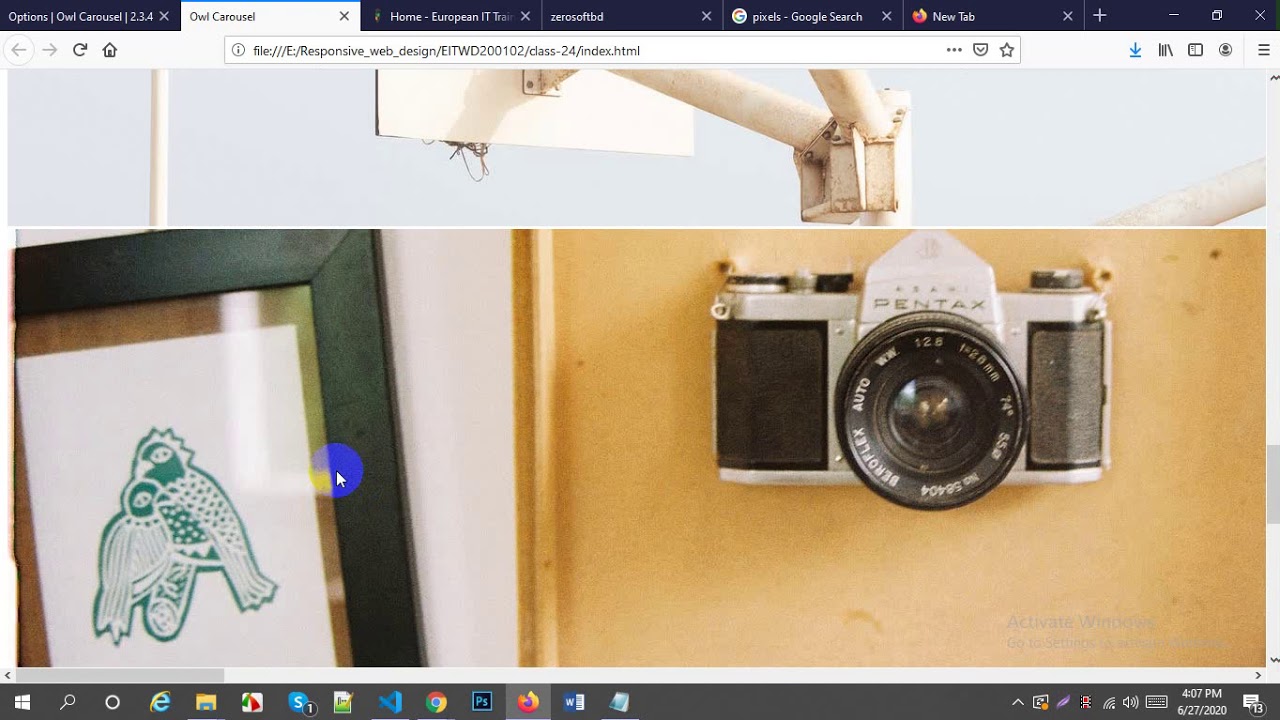 Responsive Web Design || jQuery Plugin || Part - 3 || Owl-Carousel ...