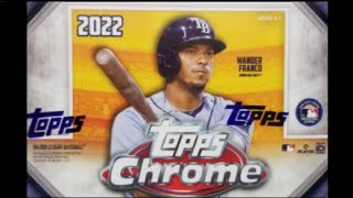 2022 Topps Chrome Baseball Blaster Box Opening - AL AS Negative Refractor, Blue Border SP/150 & more