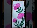 OMG!😱 One stroke technique 😍💕 #painting #flowerpainting #canvaspaiting #drawing #shortsvideo