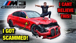 I Bought A WRECKED 2021 BMW G80 M3 From IAAI And I GOT SCAMMED!