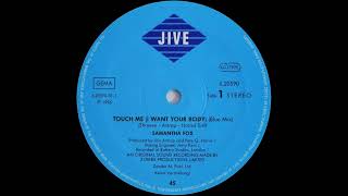 Samantha Fox - Touch Me (I Want Your Body) (Blue Mix) 1986 Resimi