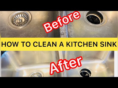 HOW TO CLEAN YOUR KITCHEN SINK/PAANO MAGLINIS AT MAGPAKINTAB NG LABABO