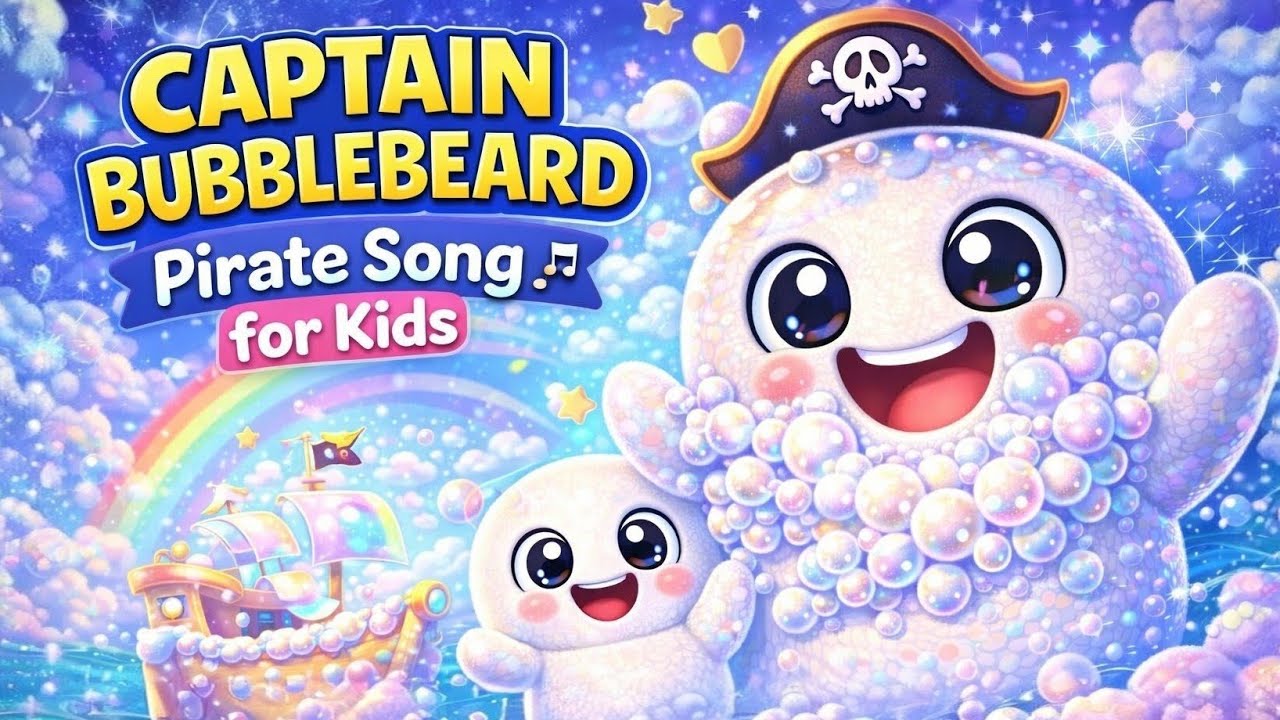 Captain Bubblebeard 🏴‍☠️🫧 | Fun Pirate Song for Kids | MiniMello Kids