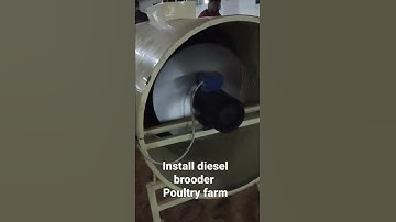 diesel brooder heater install| Hasnain Poultry Service|