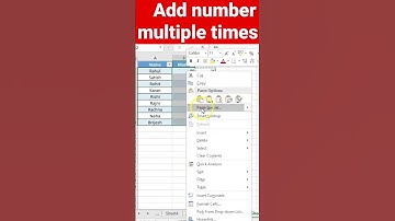 Add number multiple times in a short time✅ #excel #shorts #exceltutorial #msexcel #excelformula