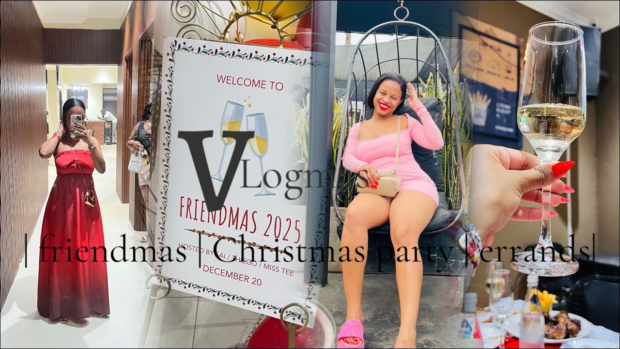 Friendmas // Errands // Christmas party 🎉 