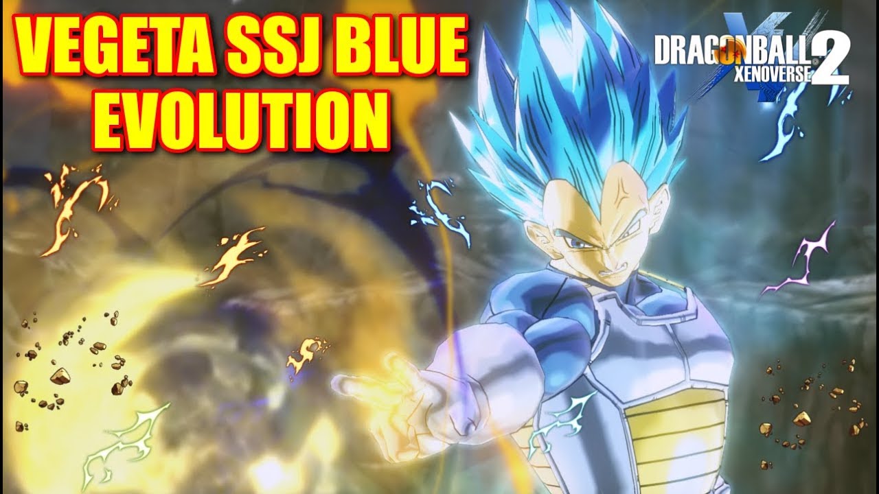 DRAGON BALL XENOVERSE 2 DLC 9 VEGETA SUPER SAIYAJIN BLUE EVOLUTION 🔵 ...