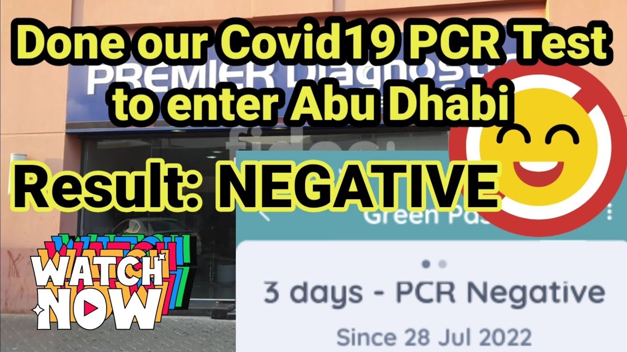 PCR TEST PREMIER DIAGNOSTIC PREPARATION TO GO TO ABU DHABI LABAN