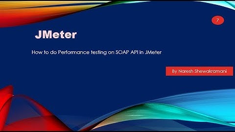 How to do Performnce testing on SOAP API in Jmeter