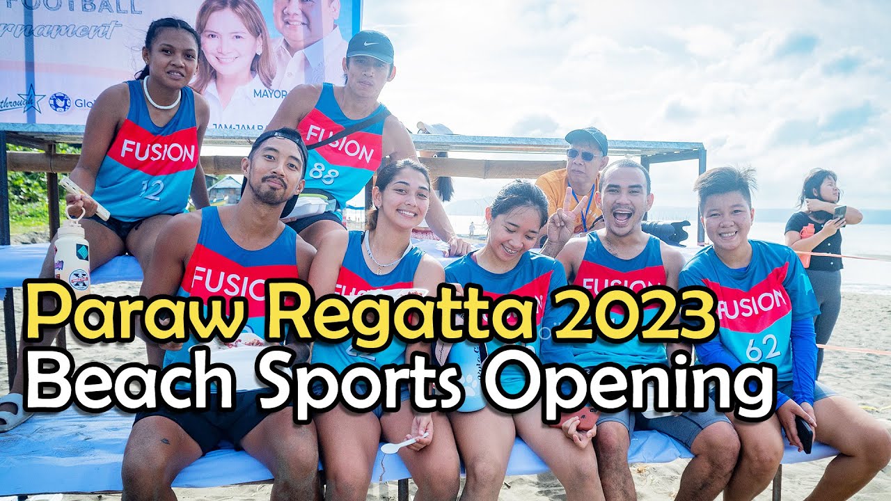 Iloilo City Paraw Regatta 2023 Beach Sports Opening w/ Cong. Jam