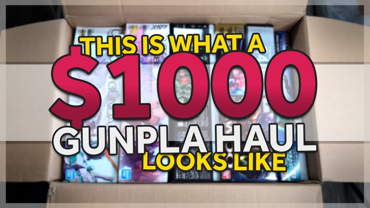 This is what $1000 of Gunpla looks like?! MEGA GUNPLA HAUL unboxing!