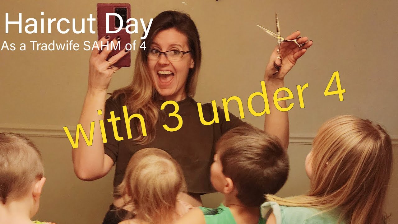 DIY Family Haircuts: Save Big with Tradwife Tips! 💇🏻‍♀️💰| Traditionally Grace