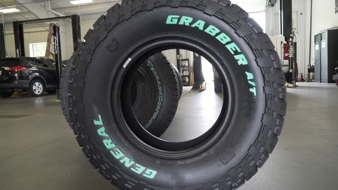 Tire Comparison video with the General Grabber ATX, BF Goodrich KO2, and Goodyear  DuraTrac - YouTube