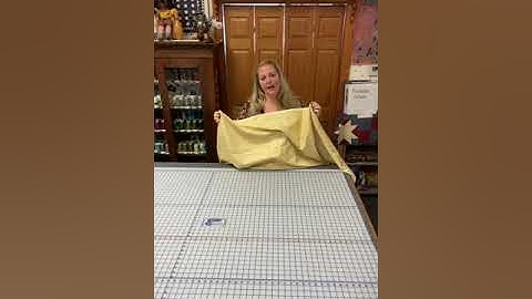 Part 1 How to Square up a Backing Fabric