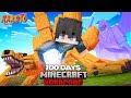 I Survived 100 Days As Naruto in Minecraft Hardcore