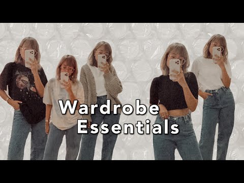 My top wardrobe essentials | basics, whites and neutrals ✨