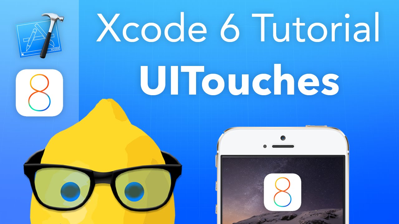 XCode 6 Tutorial UITouches - IOS 8 Geeky Lemon Development - YouTube