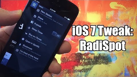 iOS 7 Jailbreak Tweaks: RadiSpot - FREE