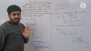 (L-5)Std-12 Ch:8-Electromagnetic Waves (Example-8.4,8.5 and Ex. Numerical-8.4,8.5)