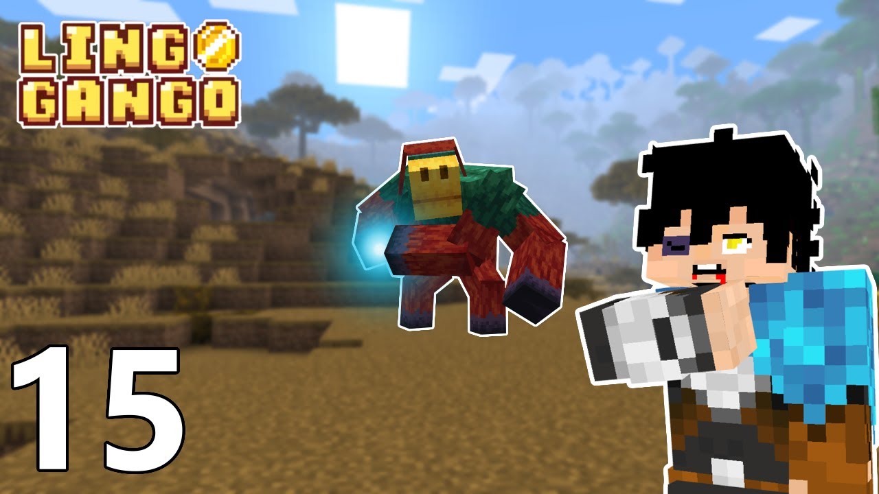 APANHANDO FEIO PRO GOKU PELUDO... - Minecraft Linggango #15 (1.20.1 ...