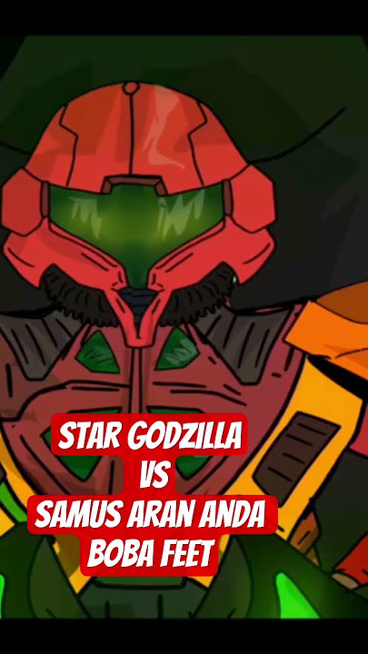 Star Godzilla VS Samus Aran and Boba fett #kaijumoments #godzilla #stargodzilla #metroid #samusaran