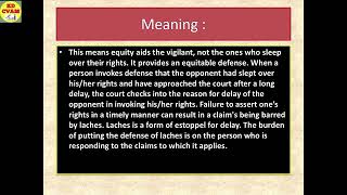 Delay Defeats Equities/Vigilantibus non dormientibus aequitas subvenit #maxim