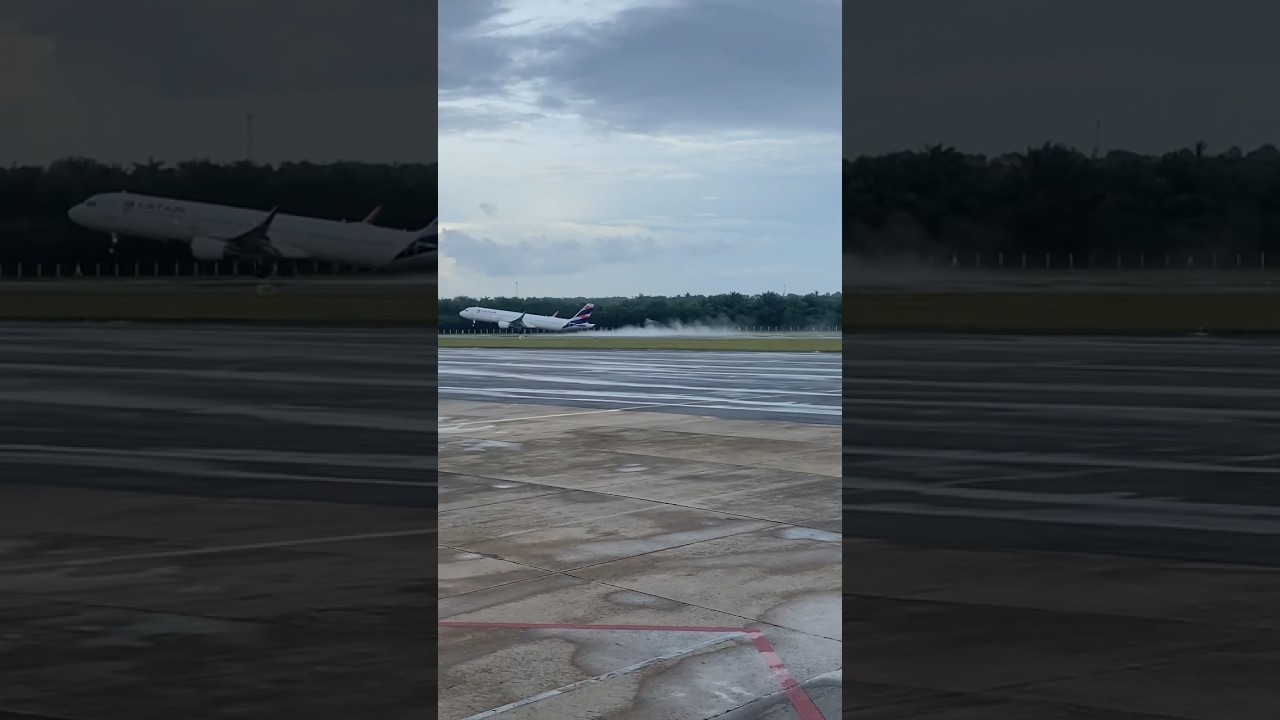 Uma super Decolagem do Airbus A321 da latam! S&atilde;o Lu&iacute;s para Guarulhos! #shorts #aviation
