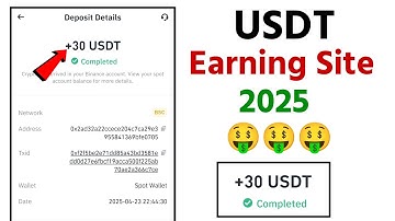 New Usdt Earning Site || Usd Mining Site 2025 Without Investment || Usdt Earning Website