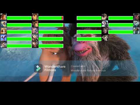 Ice Age Continental Drift 2012 Final Battle With Healthbars 1 2