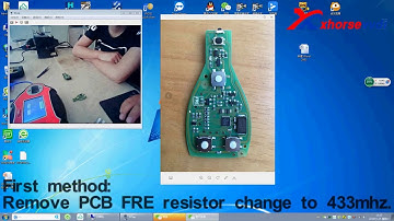 How to Change Xhorse VVDI BE Key Pro Benz PCB Frequency?