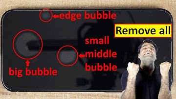 How to remove bubbles from screen protector