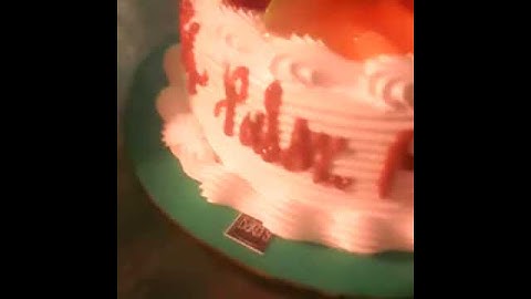 Mi pastel de despedida