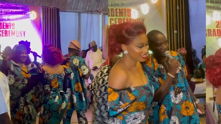 SEE WHAT HAPPENED WHEN YETUNDE BARNABAS STORM IN TO AFEEZ OWO STUDENT GRADUATION TO HONOR THEM