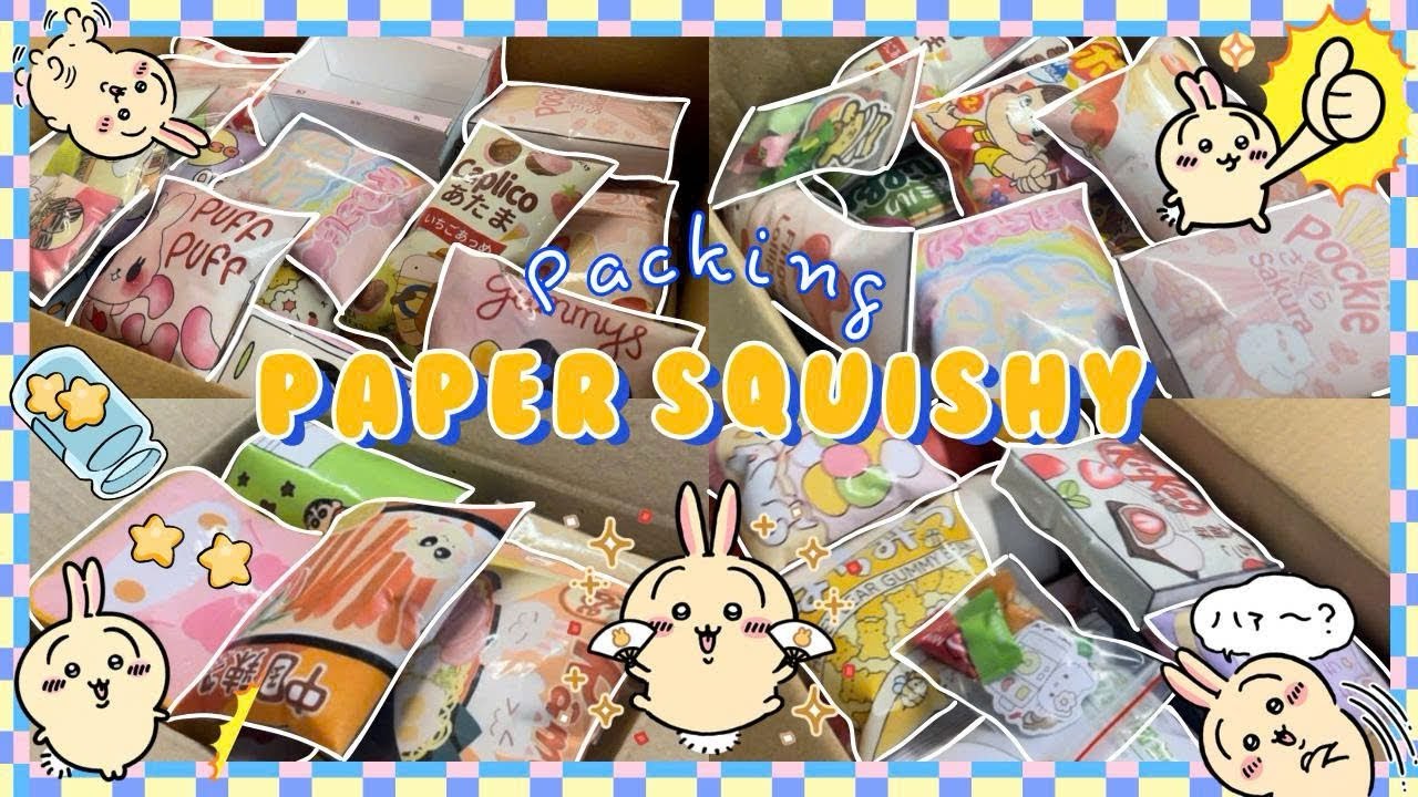 14 đơn hàng squishy giấy siêu xinh bao gồm những gì? 