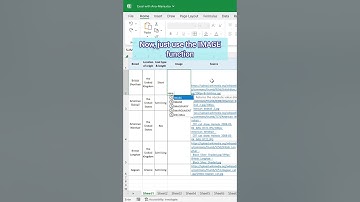 ➡️ How to add Image in Excel using IMAGE function #excel #tutorial #exceltips