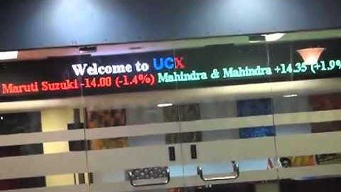 FULL COLOR LED STOCK TICKERS-LED SHARE MARKET DISPLAY