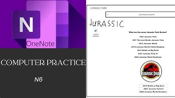 COMPUTER PRACTICE N6 ONENOTE JUNE 2025