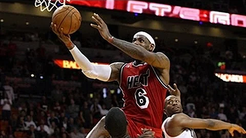 LeBron James near perfect game!