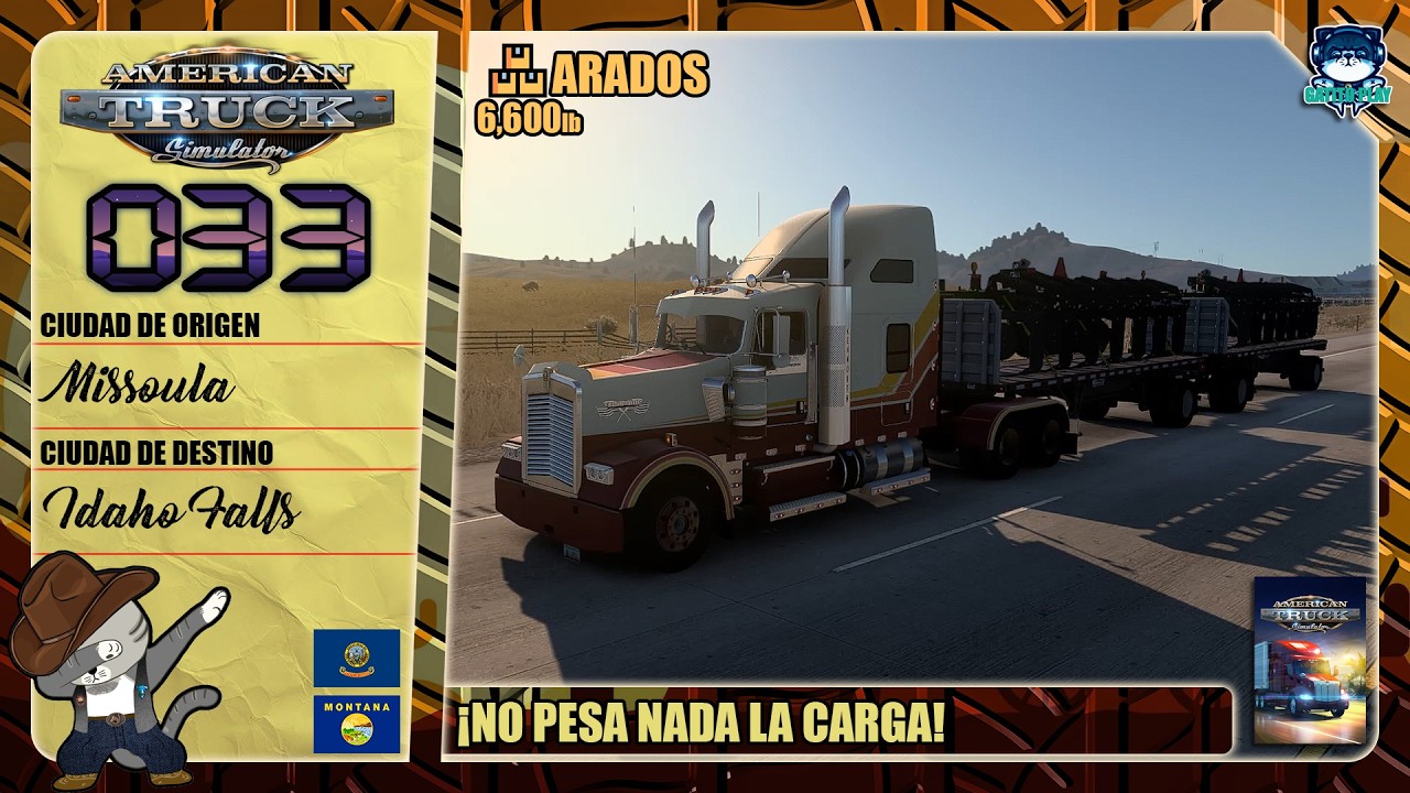 ARADOS COMO EN #FarmingSimulator 📦 AMERICAN TRUCK SIMULATOR 🚚