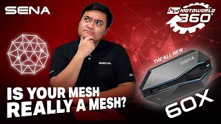 SENA 60X Explained 🏍️🎧 | Bluetooth vs Mesh, Wave Intercom & Open Mesh Guide