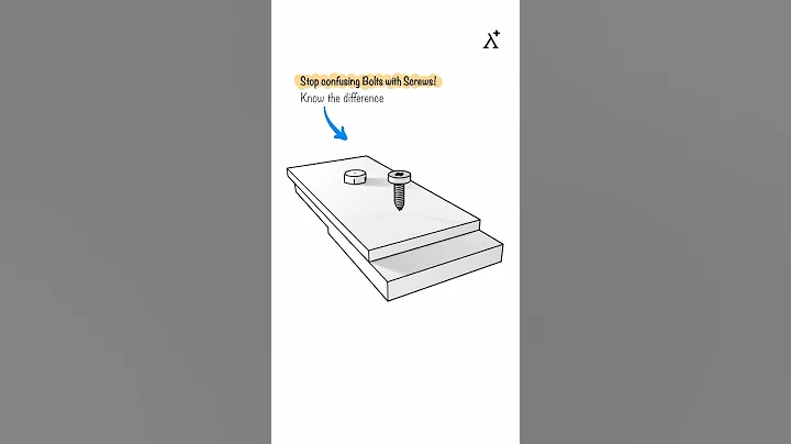 Difference between bolt and screw.