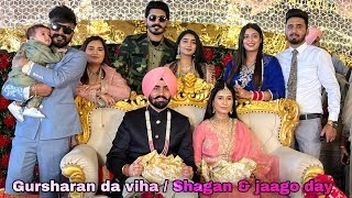 Gursharan da viha | shagan and jaaggo day | Gurwinder Manpreet