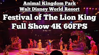 4K Festival of The Lion King Full Show @ Animal Kingdom Walt Disney World Florida