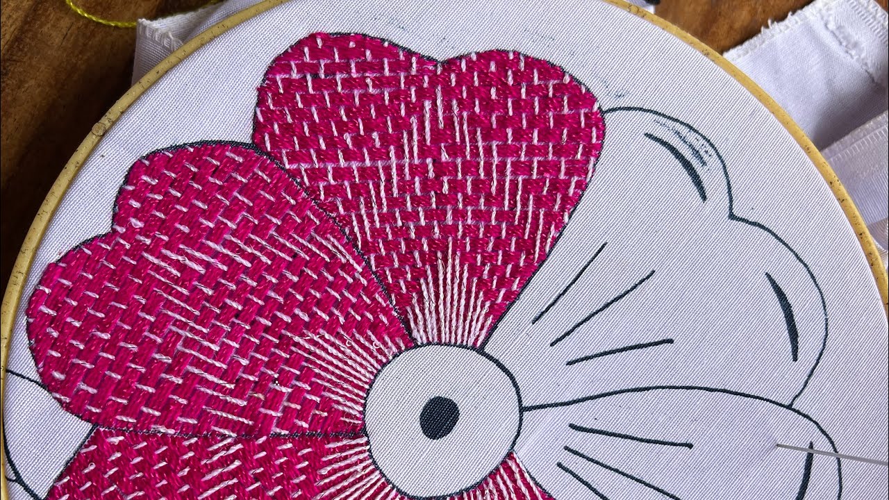 PUNTADA PARA UNA FLOR 🌺 @Bordadosboni 